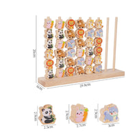 Wooden Creature Stacker Educational Counting Game Safe Materials for Preschool