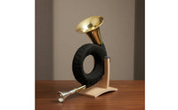 B Flat Brass Instrument Includes Stand French Brass Instrument Portable for Band