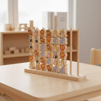 Creature Bead Threading Toy Color Recognition Montessori Counting Toy Polished