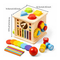 Educational Sorting Box 8 in 1 Color Sorting Toy Box Sensory Play for Home, Kids