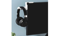 Clamp-on Monitor Headphone Stand Rotatable Design Monitor Clamp Headphone Hanger