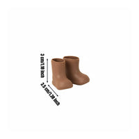 OB11 Doll Shoes Material Silicone Doll Boots Versatile Styling Miniature Rain Boots for Dollhouse