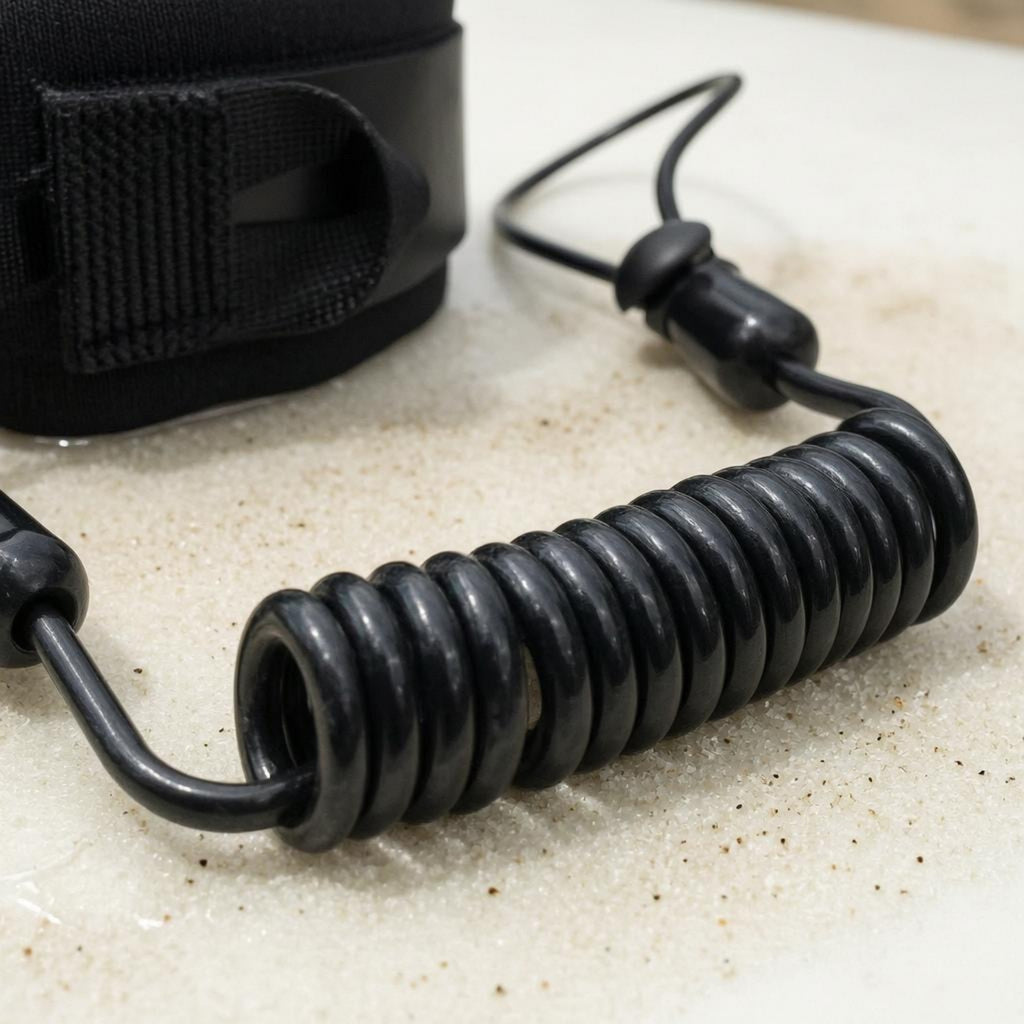 Padded Cuff Leash Anti-Loss Water Sports Gear for Diving