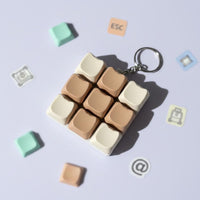 Key Switch Tester 9 Key Switch Tester Fidget Gadget Mini Keyboard Keychain for Travel