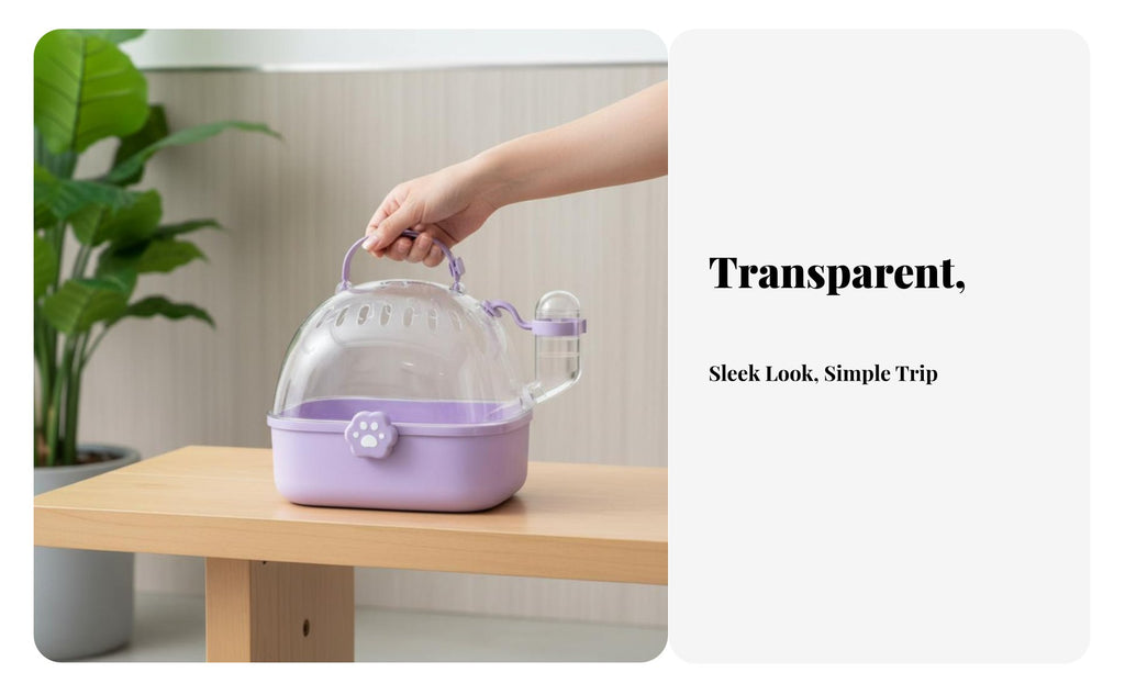 Transparent Capsule Pet transport Spacious Interior Small creature excursion Bag