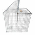 Skylight Design Pigeon Capture Device Enclosure Heavy-Duty Wire Single-Way Entrance Bird Capture Device Sturdy Metal Frame