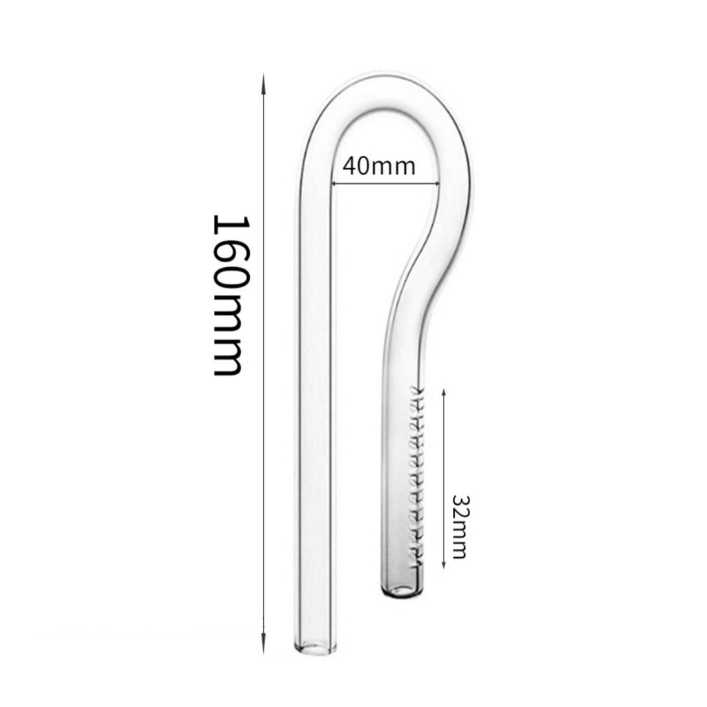 Glass Lily Pipe Improves Water Circulation Aquarium Inflow Pipe Perfectly