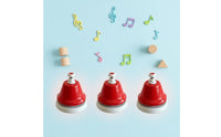8 Pieces 8 Note Desk Bells Educational Classroom Bell Instrument Easy to Play