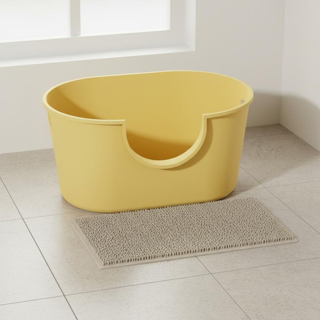 Extra Large Feline Litter Box Easy to Pet Hygiene Toilet