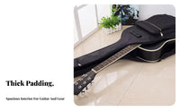 41 Inch Acoustic Guitar Bag Thickened Padding 41 Inch Guitar Bag Musical Instrument Accessory Long-Lasting Oxford Material