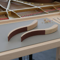 2 Pieces Piano Hammer Sanding Board Portable Hammer Filing Strip Universal Fit