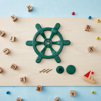 Pirate Craft Wheel Versatile Kids Steering Wheel Weather Resistant Playground Boat Steering for Young Children