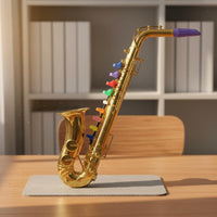 Toy Saxophone Playable with 8 Tones Kids' Play Saxophone Realistic Design