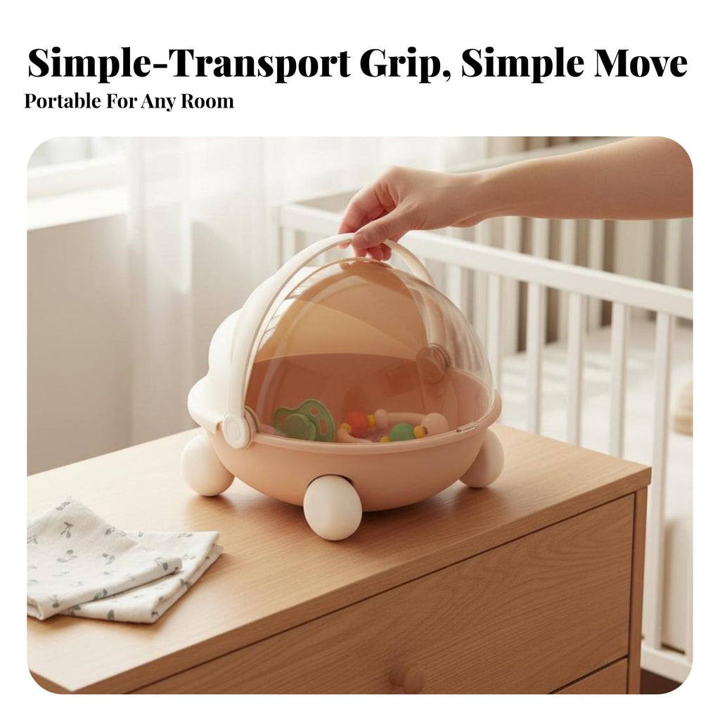 Portable infant Supply container Lightweight Nursery Organizer long-lasting for Newborns
