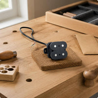 Black Dual Coil Pickup High Output 2 String Guitar Pickup Open Musical Style Accessory for Repair