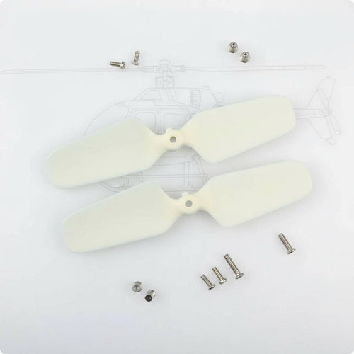 2 Pieces Tail Propeller Pair Easy to Install Toy Parts Long-Lasting Plastic