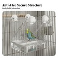 Multi-Functional Bird Feeder Bath Anti-Splash Parrot Shower Box Multipurpose Use