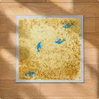 6 Pieces Liquid Floor Tile Visual Stimulation Sensory Floor Tile Colorful