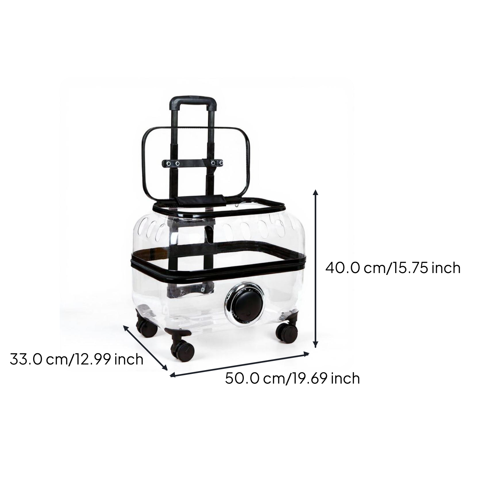 Expandable foldable pet carrier
