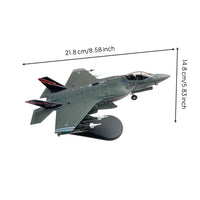 1/72 Scale F-35A Model Pre-Assembled F-35A Combat Aircraft Model Highly Detailed