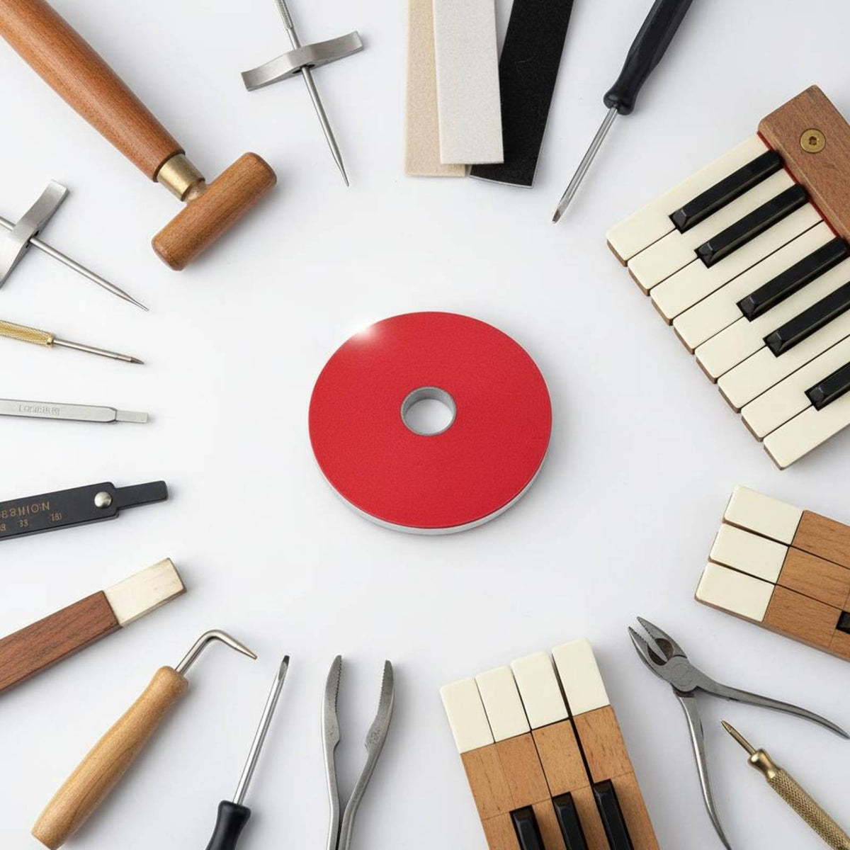 Piano Key Piano Key Cushioning Material Roll Long-Lasting Musical Instrument