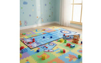 Portable Soccer Game Mat Parent-Child Interaction Tabletop Bowling Game Set