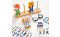 Wooden Educational Creature Dress-up Toy Natural Wood Finish