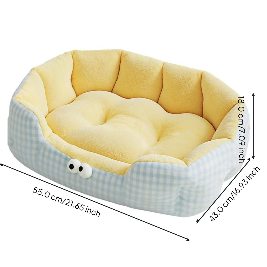 Calming pet bed, warming sofa for small dogs and cats