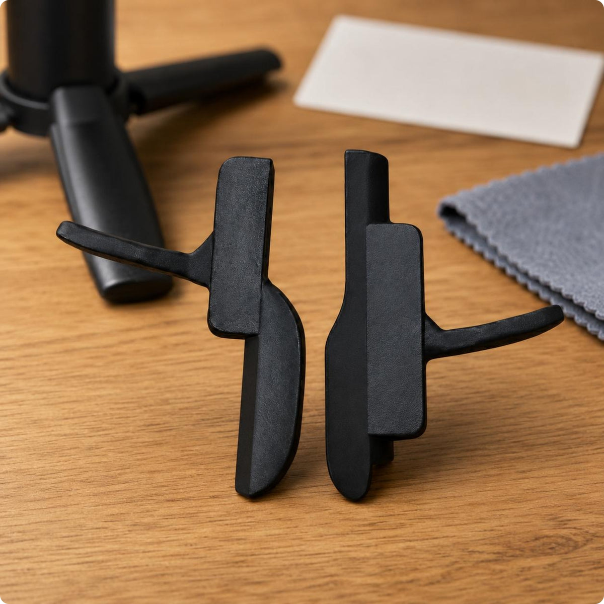 2 Pieces Wind Instrument Hand Rest Wear-Resistant Ergonomic Hand Grip Sturdy
