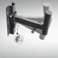 Extendable Speaker Wall Bracket Easy Installation Audio Gear 25 Kg Load Capacity