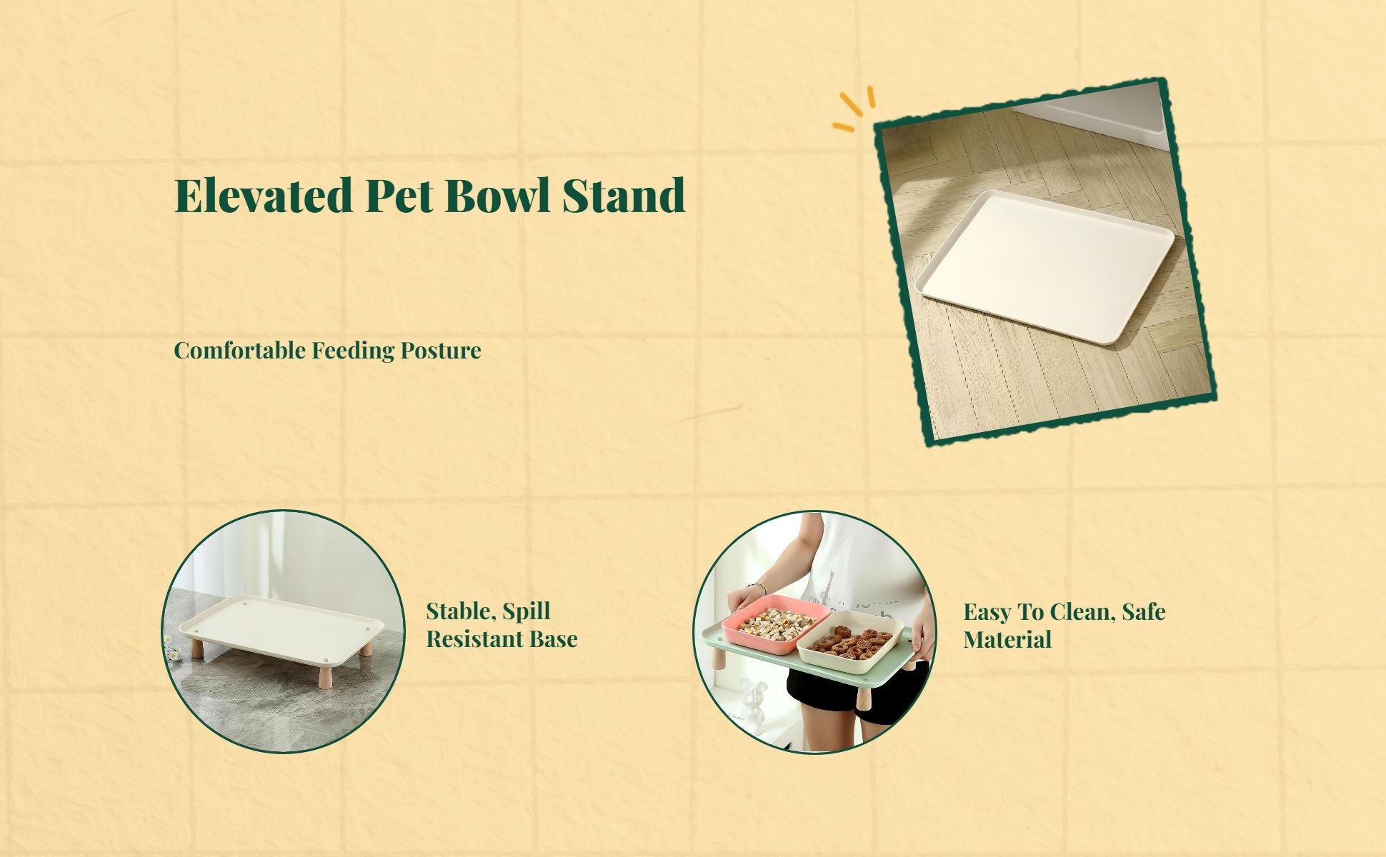 Automatic spill-proof pet feeder