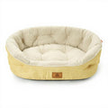 Plush dog bed, non-slip, easy-clean
