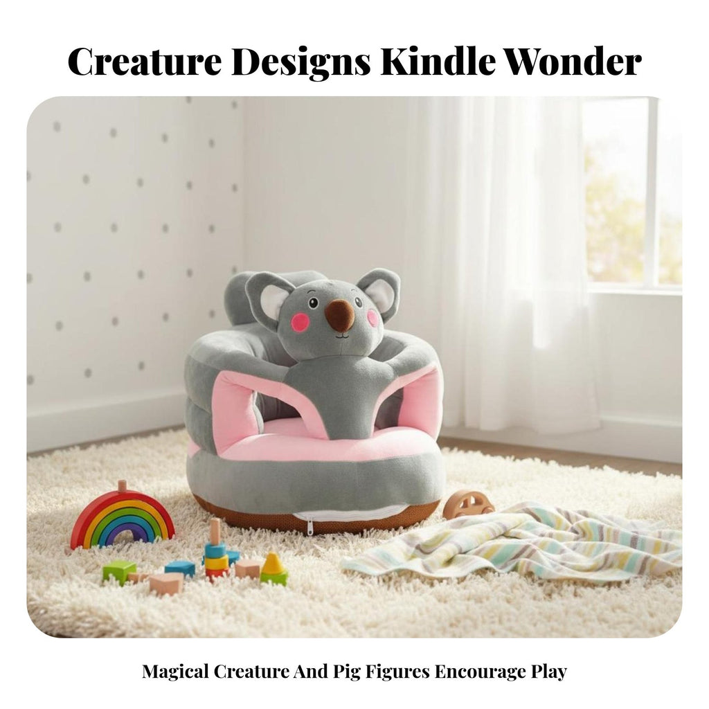 Plush Learn-to-Sit Sofa Sitting Trainer infant item Prevents Tipping over for Home