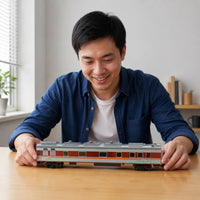 KD25G Train Car Detailed Roof Air-Conditioned Railcar Model Printed Markings