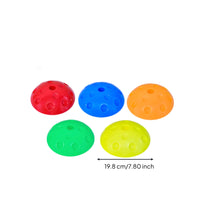 5 Pieces Dome Stepping Stones Indoor Outdoor Use Kids Play Equipment Stackable