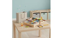 Wooden BBQ Grill Playset Develops Fine Manual Skills Kids Barbecue Playset