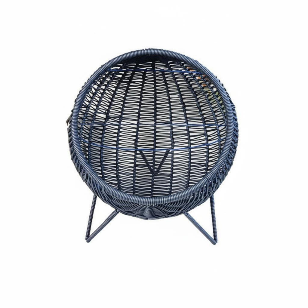 Feline Lounge Bed Woven Feline Lounge Indoor Outdoor Use for Cats