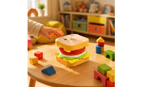 Play Quick-Service Restaurant Set Multi-Piece Toy Hamburger Meal Hand-Eye