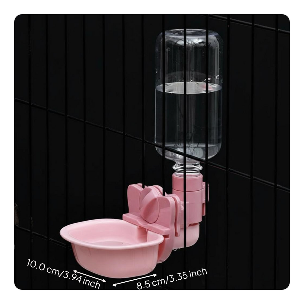 Automatic Hanging Pet Water Dispenser, Non-Drip, Removable