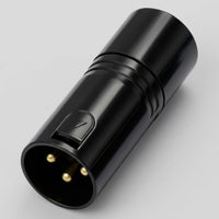 3-Pin Digital Multiplex End Plug Gold Pins 3-Pin XLR End Plug Cylindrical