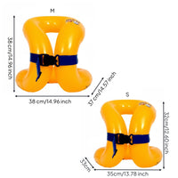 Inflatable Swim Vest Buoyancy Support Swim Vest Lightweight