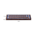 Wooden Cribbage Board Game Solid Wood Cribbage Board with Storage for Party