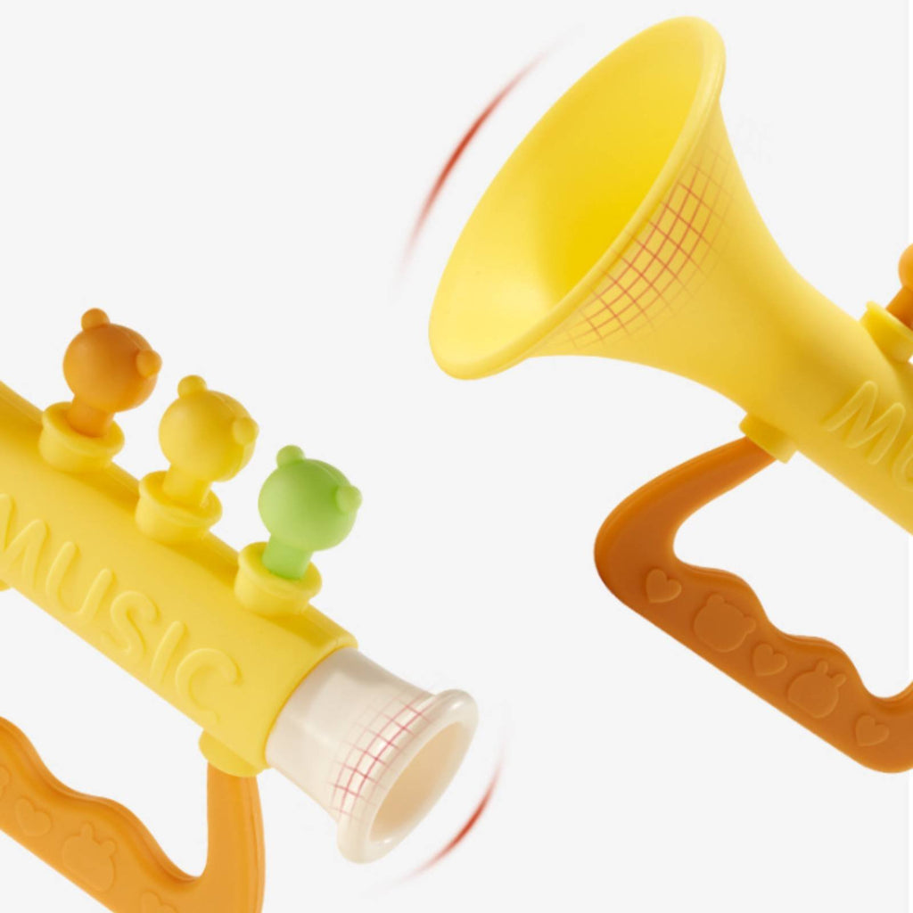 Silicone Trumpet Toy Easy to Hold Trumpet Toy Educational for Infants
