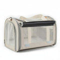 Transparent Pet Handbag Large Capacity Pet Travel Gear Breathable Mesh