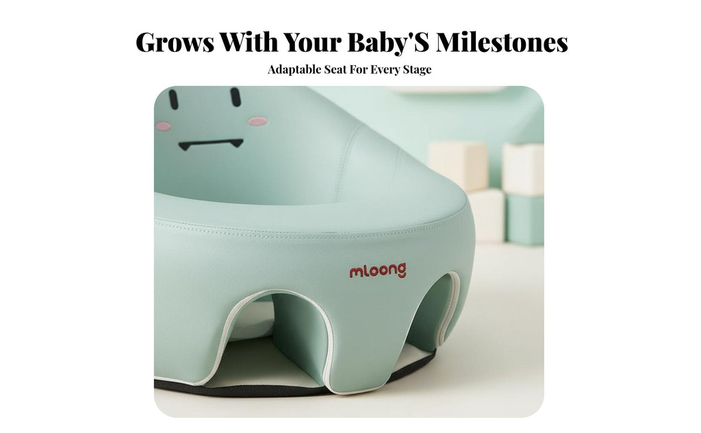Inflatable infant Sofa Spinal Support Sit-up Training Chair Anti-Fall Design