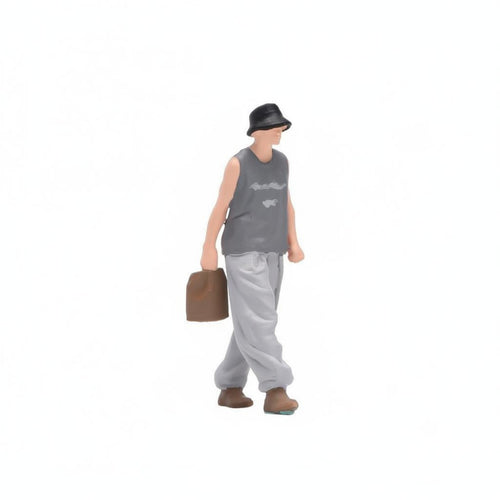 1/64 Scale Figurine Display Piece 1:64 Scale Figurine Realistic Details Garage Scene Figure