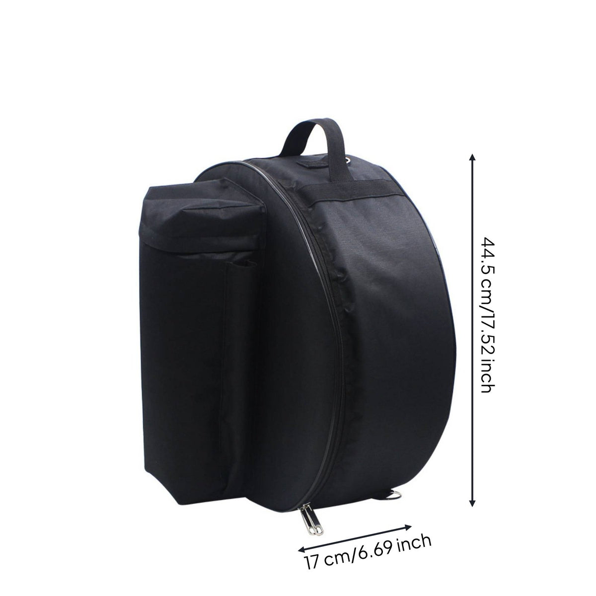 Snare Drum Backpack Portable Snare Drum Bag Zipper Closure for Drummers