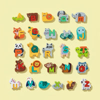 Wooden Alphabet Game Cognitive Development Dinosaur Number Game