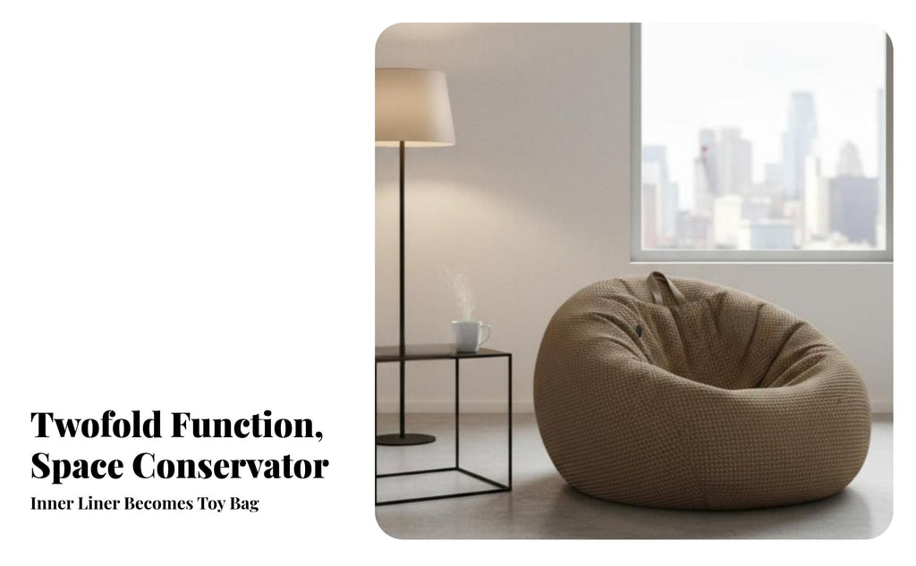 adaptable Lounger Removable and cleanable Cover creatureShaped Plush Chair Space-Saving Skingentle for Parents, Living Room