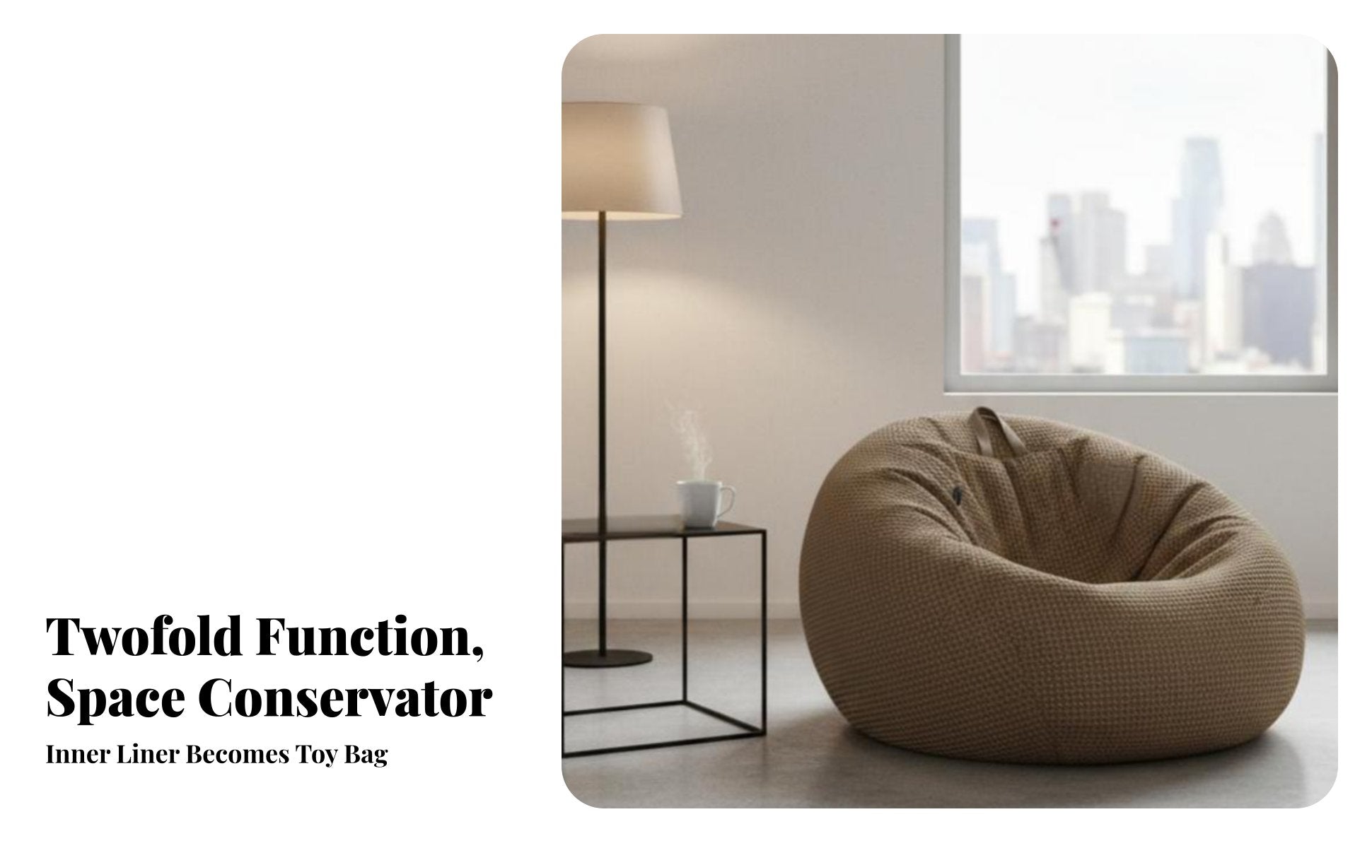 adaptable Lounger Removable and cleanable Cover creatureShaped Plush Chair Space-Saving Skingentle for Parents, Living Room